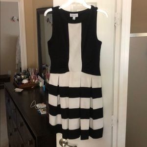 Black and white dress